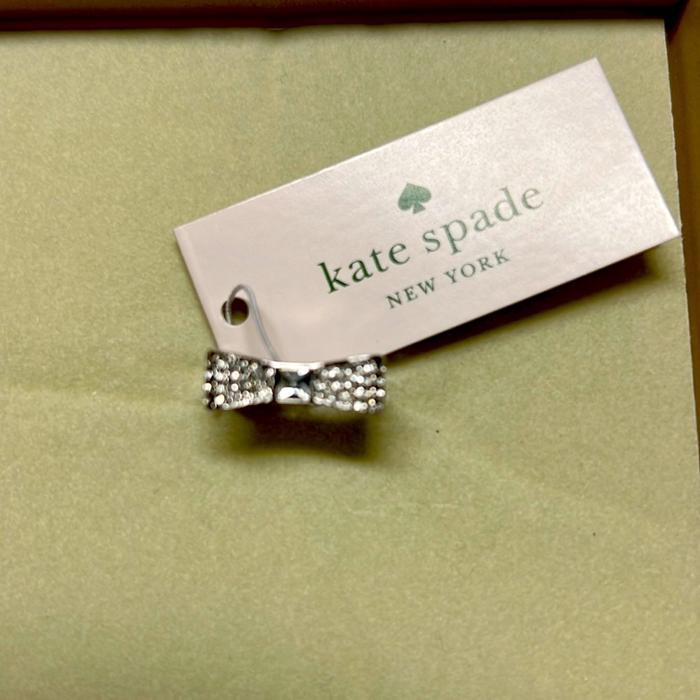 Kate Spade Ready Set Bow ring sz 5